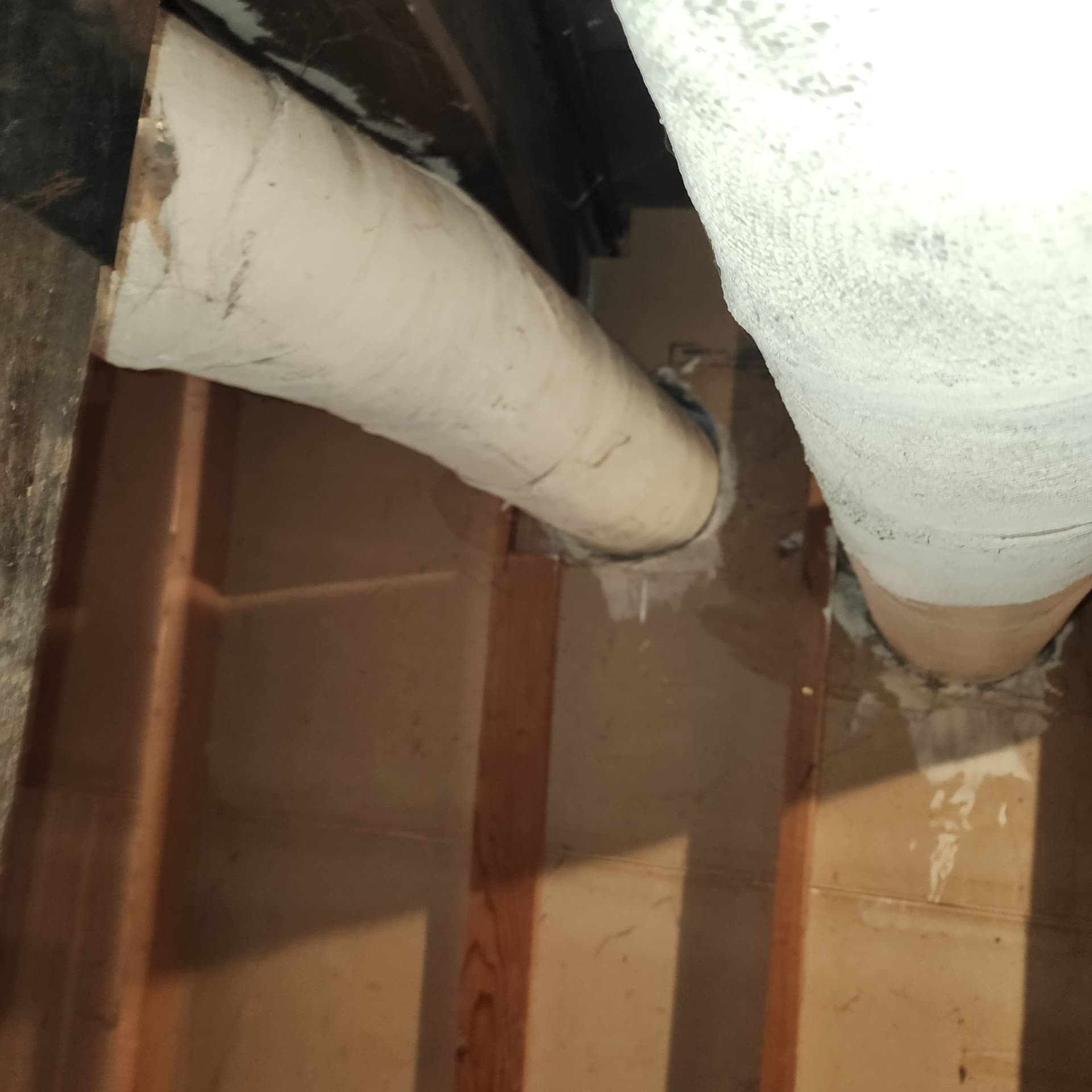 Gallery photos for Safer Flex Tubing Installation To Replace Old Asbestos Ducts: Image #5